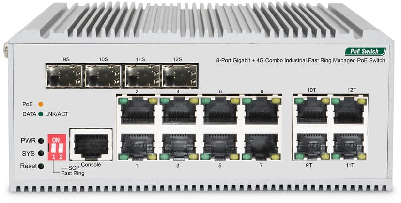 Digitus Digitus DN-651139 verkkokytkin Hallittu L2 Gigabit Ethernet (10/100/1000) Harmaa