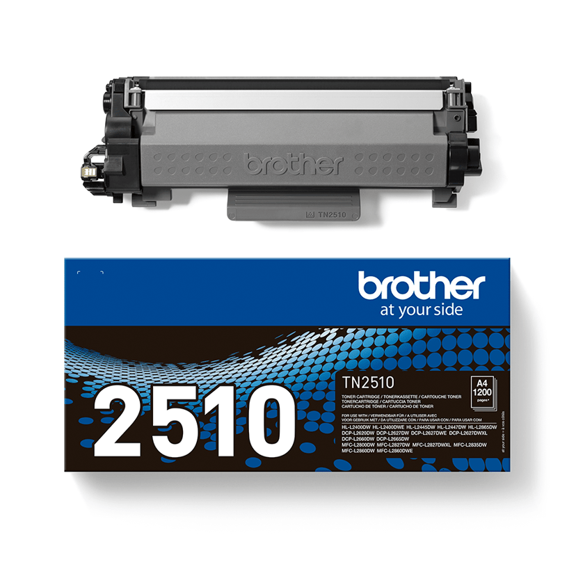 Brother Toner Svart 1.2K HL L2400 HL L2445 TN2510 Dustin