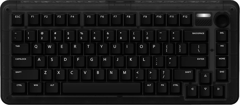IQUNIX ZX75 Dark Side MX Red Kablet Tr dl s Nordisk Tastatur