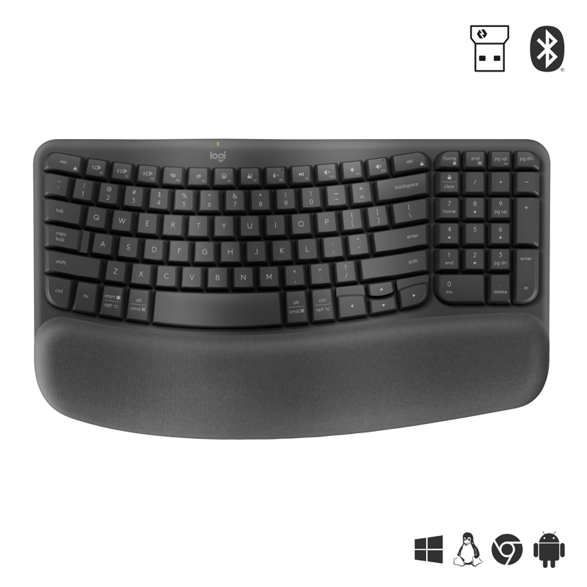 Logitech Wave Keys for Business Trådløs Nordisk