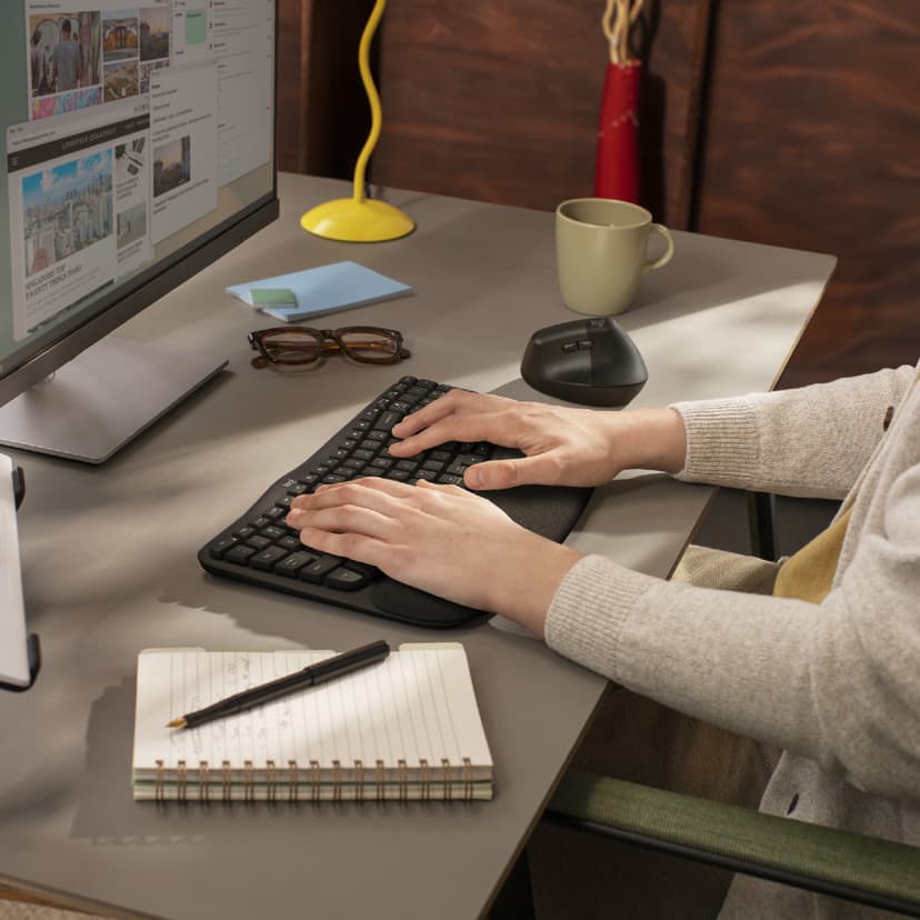 Logitech Wave Keys for Business Trådløs Nordisk