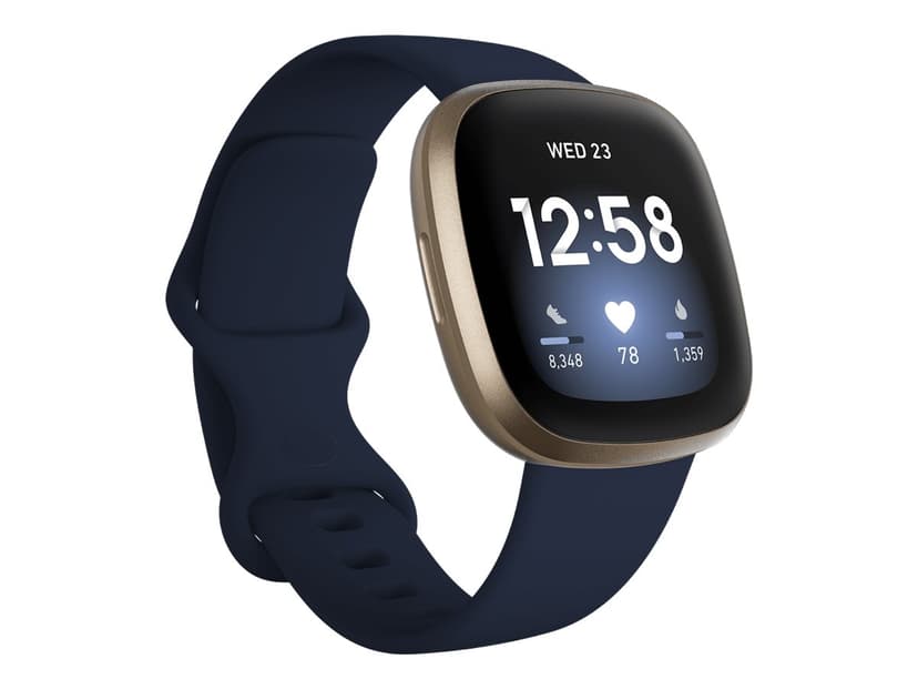 Fitbit Versa 3 Midnight/Soft Gold Smartwatch