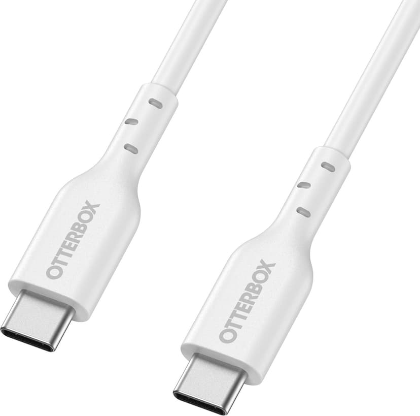 Otterbox Standard Cable USB-C To USB-C 2m Valkoinen
