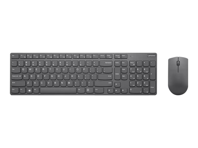 Lenovo Professional Ultraslim Keyboard Mouse Combo Nordic Langaton, 2.4 GHz Pohjoismaat Näppäimistö- ja hiiri -pakkaus