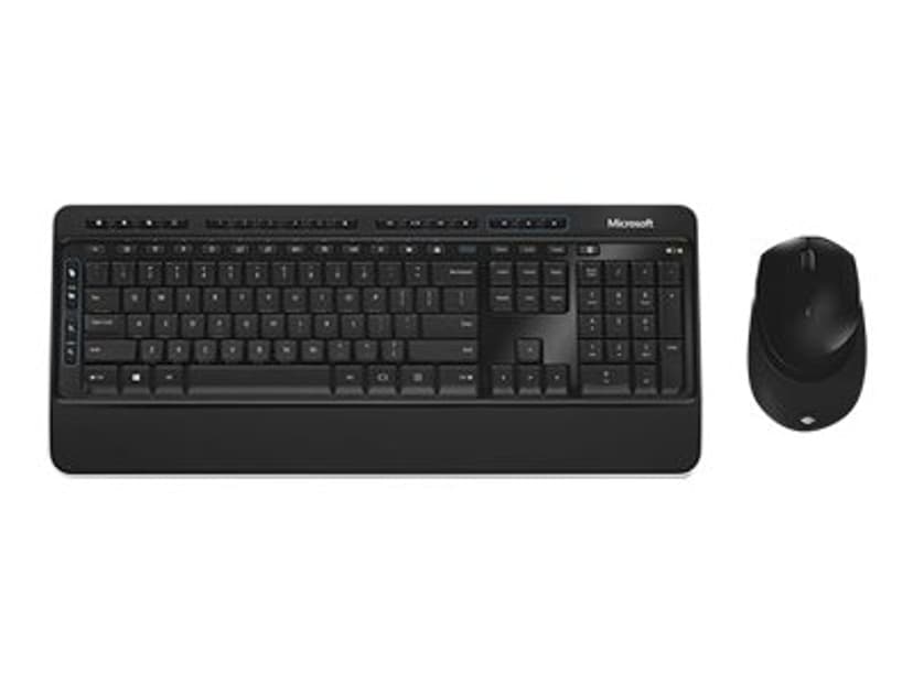 Microsoft Wireless Desktop 3050 Trådløs Nordisk Tastatur- og mussett