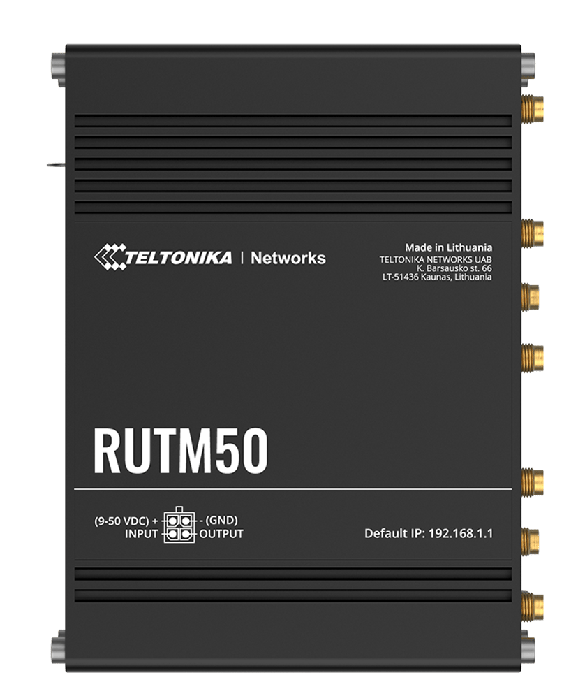 Teltonika RUTM50 5G langaton teollisuusreititin US