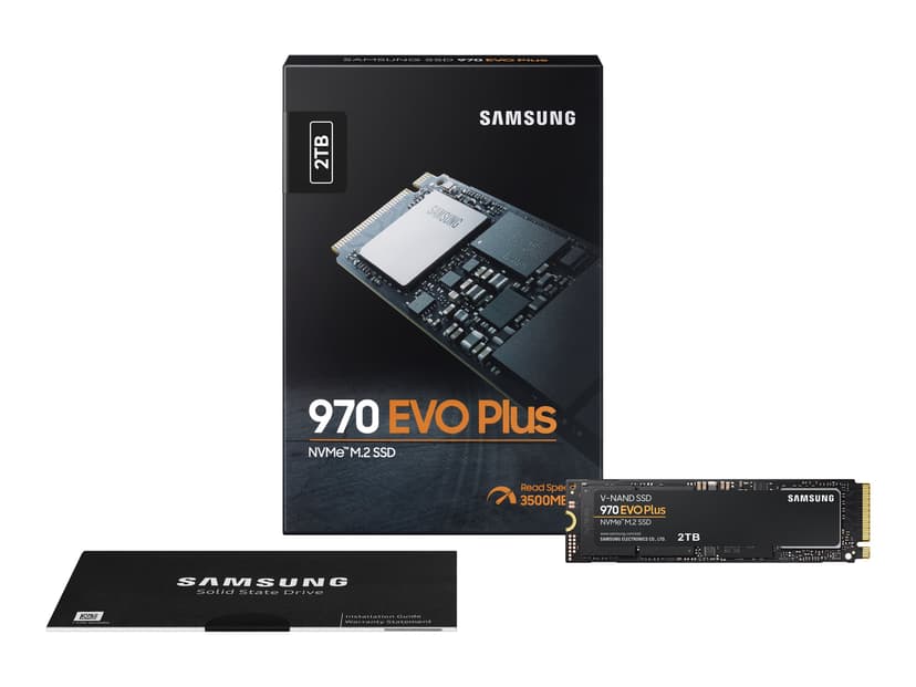 Samsung 970 EVO Plus SSD-levy 2000GB M.2 2280 PCI Express 3.0 x4 (NVMe)