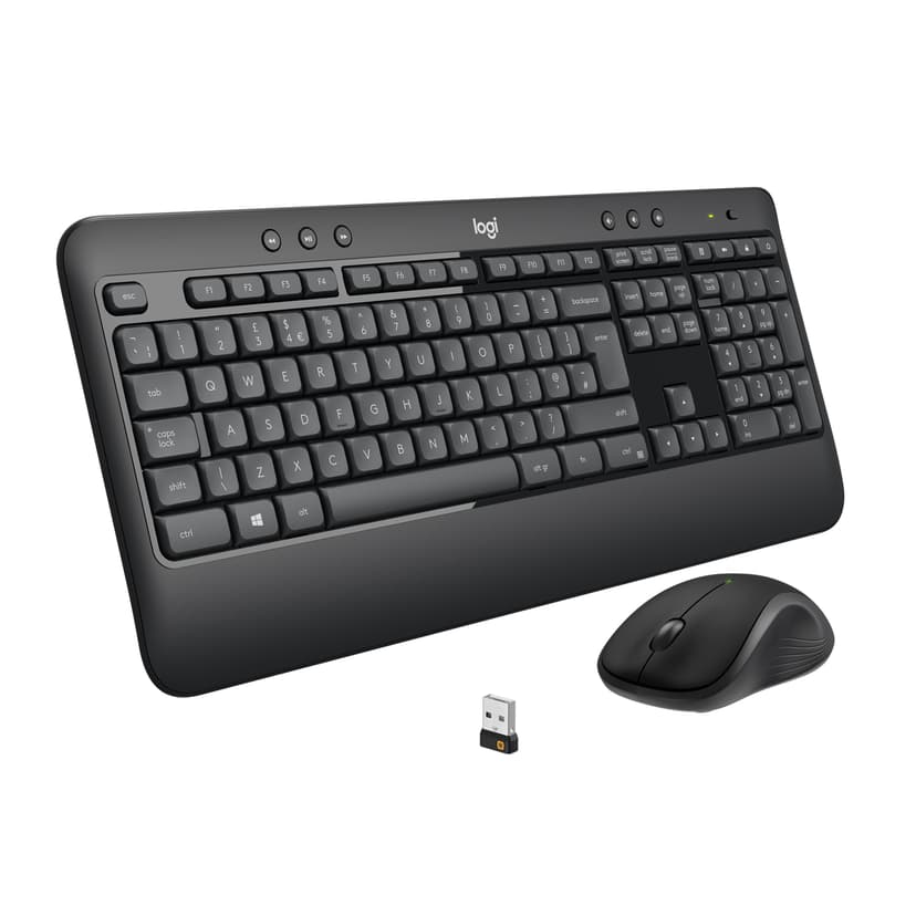 Logitech MK540 Advanced Kit Nordiska länderna Sats med tangentbord och mus
