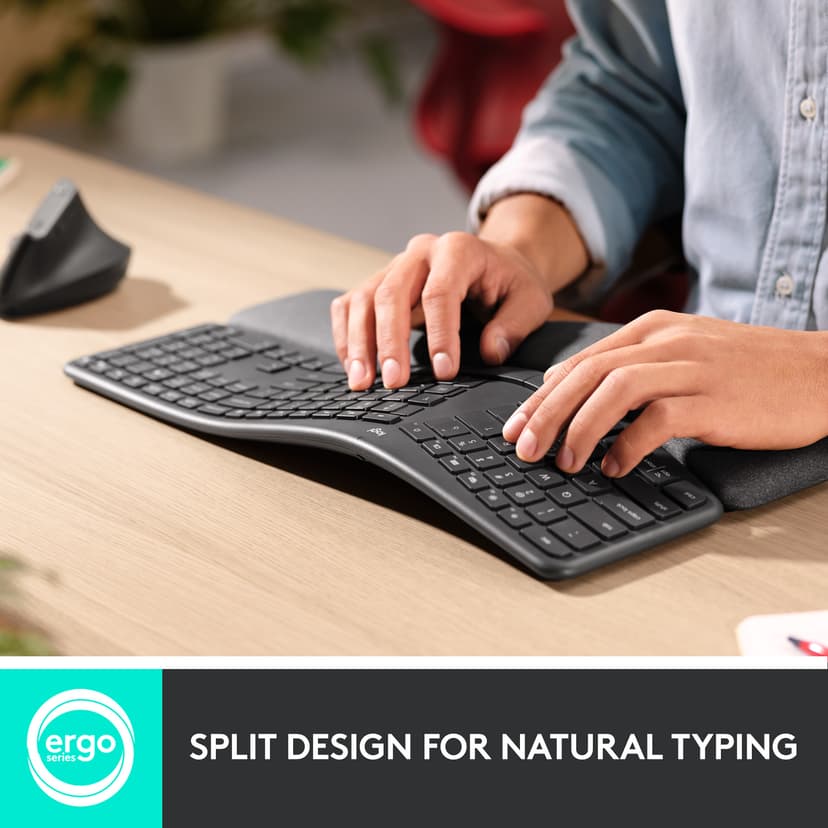 Logitech Ergo K860 Trådlös Hela norden Tangentbord