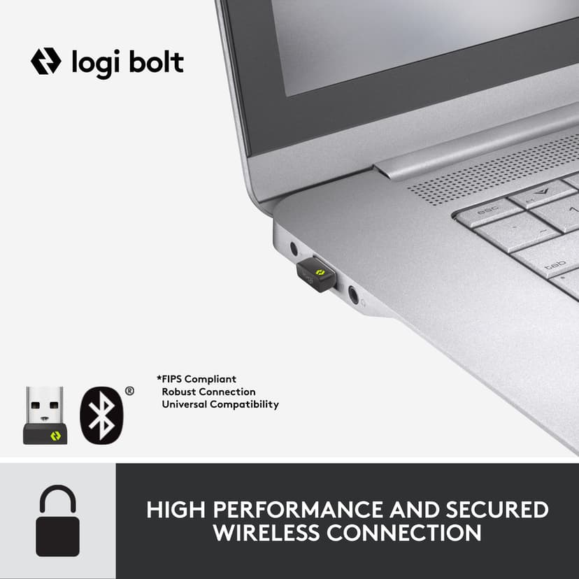 Logitech MK650 Combo For Business Nordiska länderna Sats med tangentbord och mus