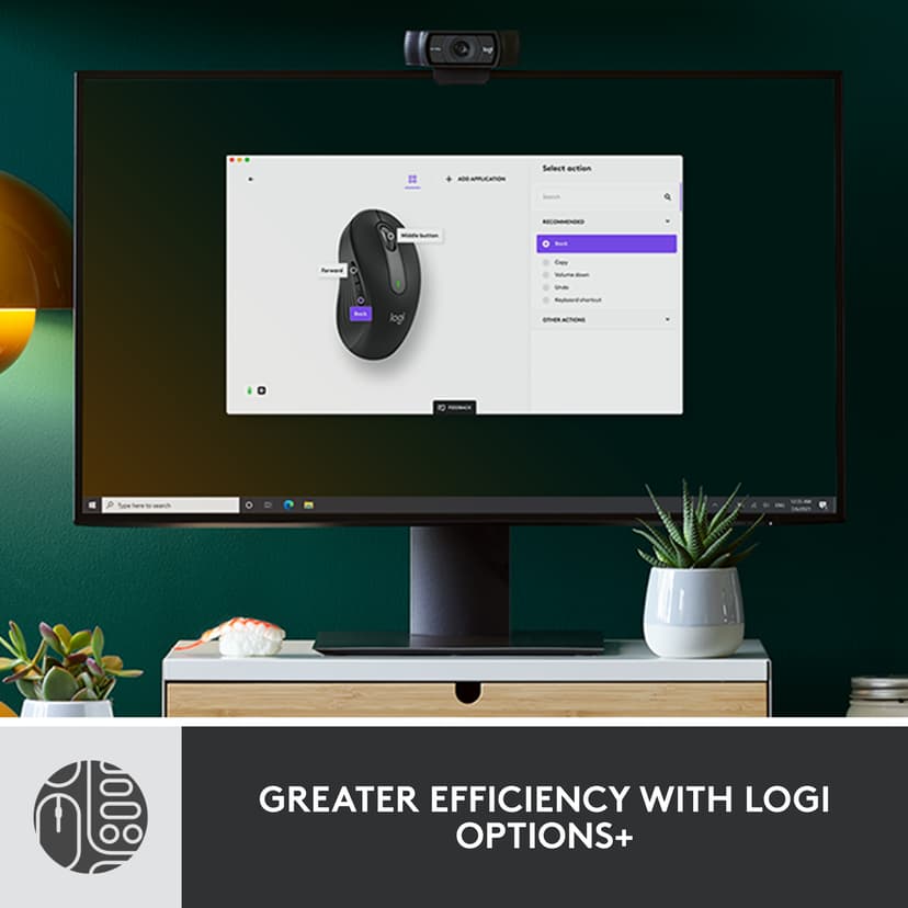 Logitech MK650 Combo For Business Nordisk Tastatur og mus-sæt