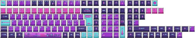 Keychron Pixel Universe Keycap set