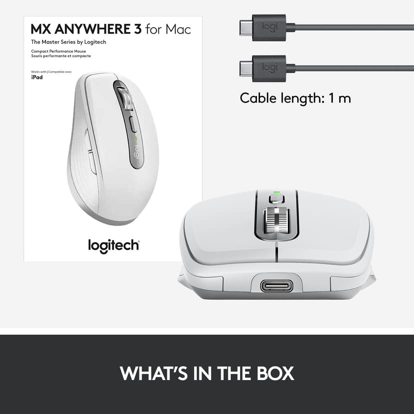 Logitech MX Anywhere 3 for Mac Bluetooth 4000dpi
