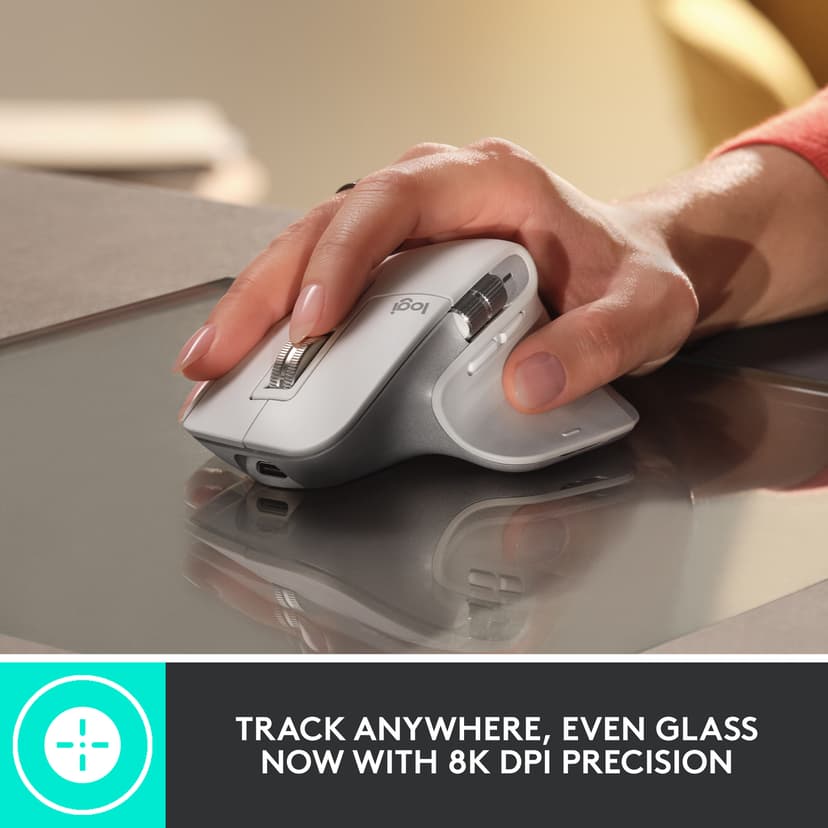 Logitech MX Master 3S Trådløs 8000dpi Mus Svart