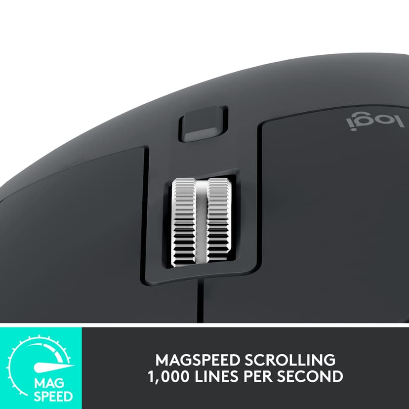 Logitech MX Master 3S Langaton 8000dpi Hiiri Musta