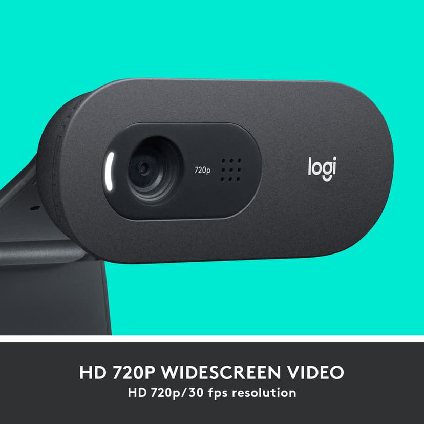 Logitech C505 HD USB Verkkokamera Musta