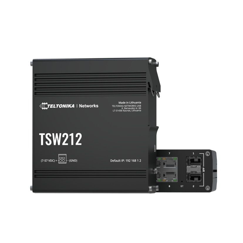 Teltonika TSW212 8xGE + 2xSFP Switch