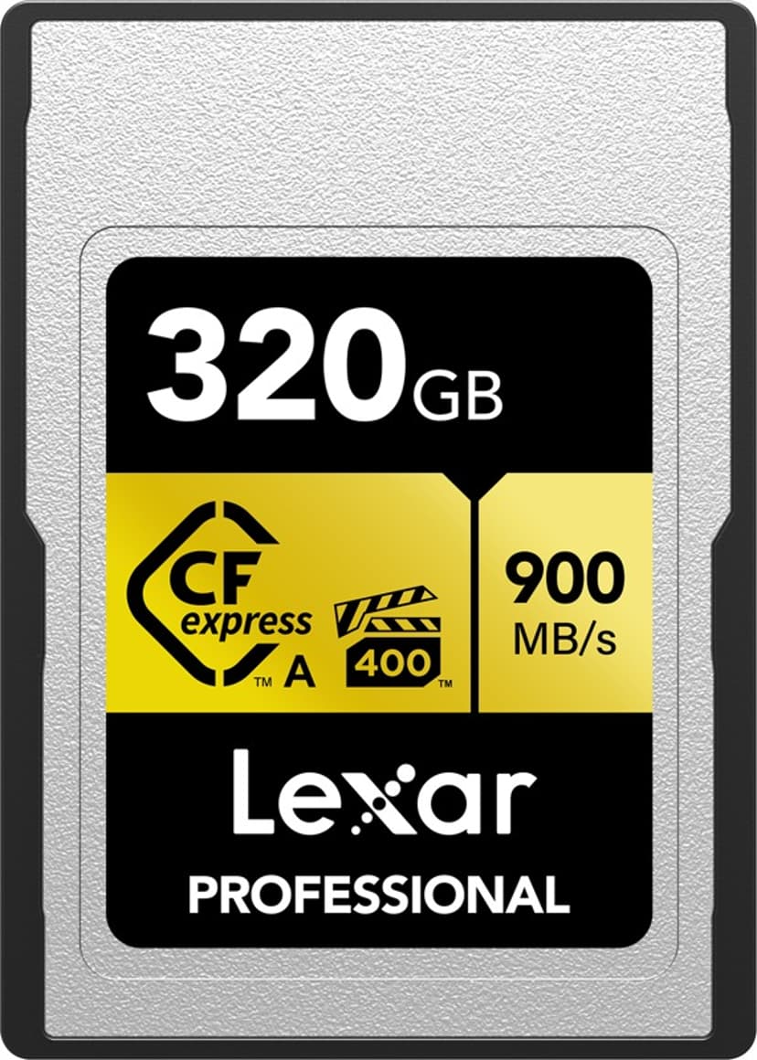 Lexar CFexpress Pro Gold 320GB CFexpress Type A -muistikortti PCI Express