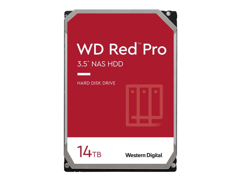 WD Red Pro WD142KFGX 14Tt 3.5" 7200kierrosta/min Serial ATA-600