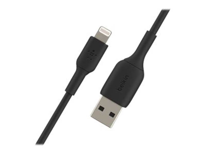 Belkin Lightning To USB-A Cable 3m Musta
