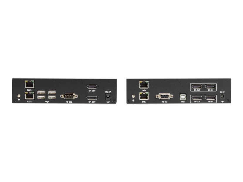 Black Box KVX Series KVM Extender DP Dual Head USB Audio CatX Tx+Rx - (Kuppvare klasse 3)