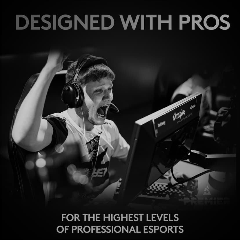 Logitech PRO X SUPERLIGHT Wireless Gaming Mouse Trådløs 25400dpi Mus Svart