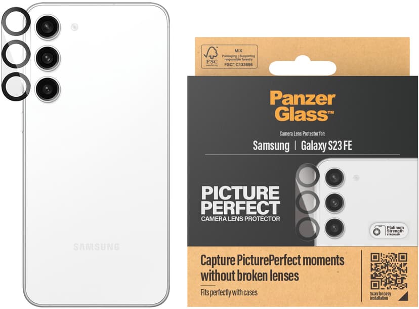 Panzerglass PicturePerfect Camera Lens Protector for Samsung Galaxy S23 FE Samsung Galaxy S23 FE