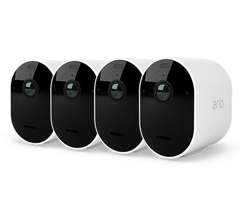 Arlo Pro 5 Wire-Free Spotlight Camera White 4-Pack