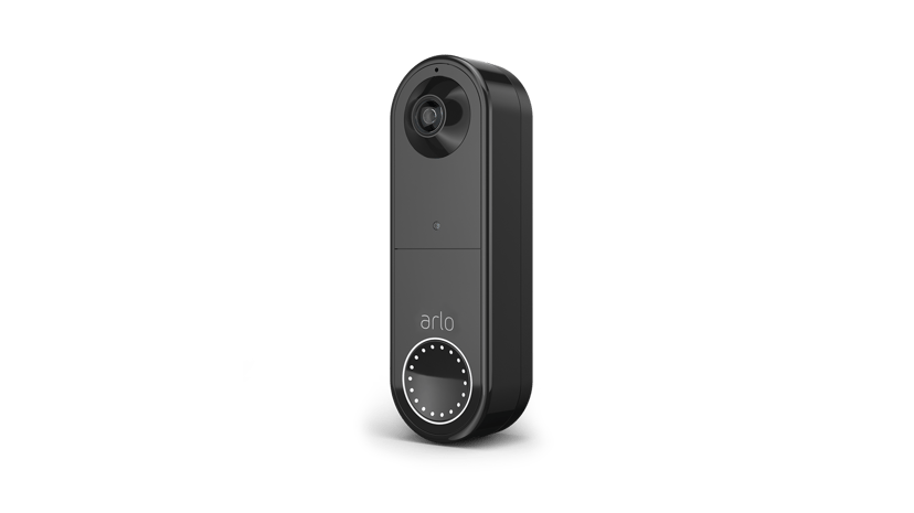 Arlo Wire-Free Video Doorbell, Musta
