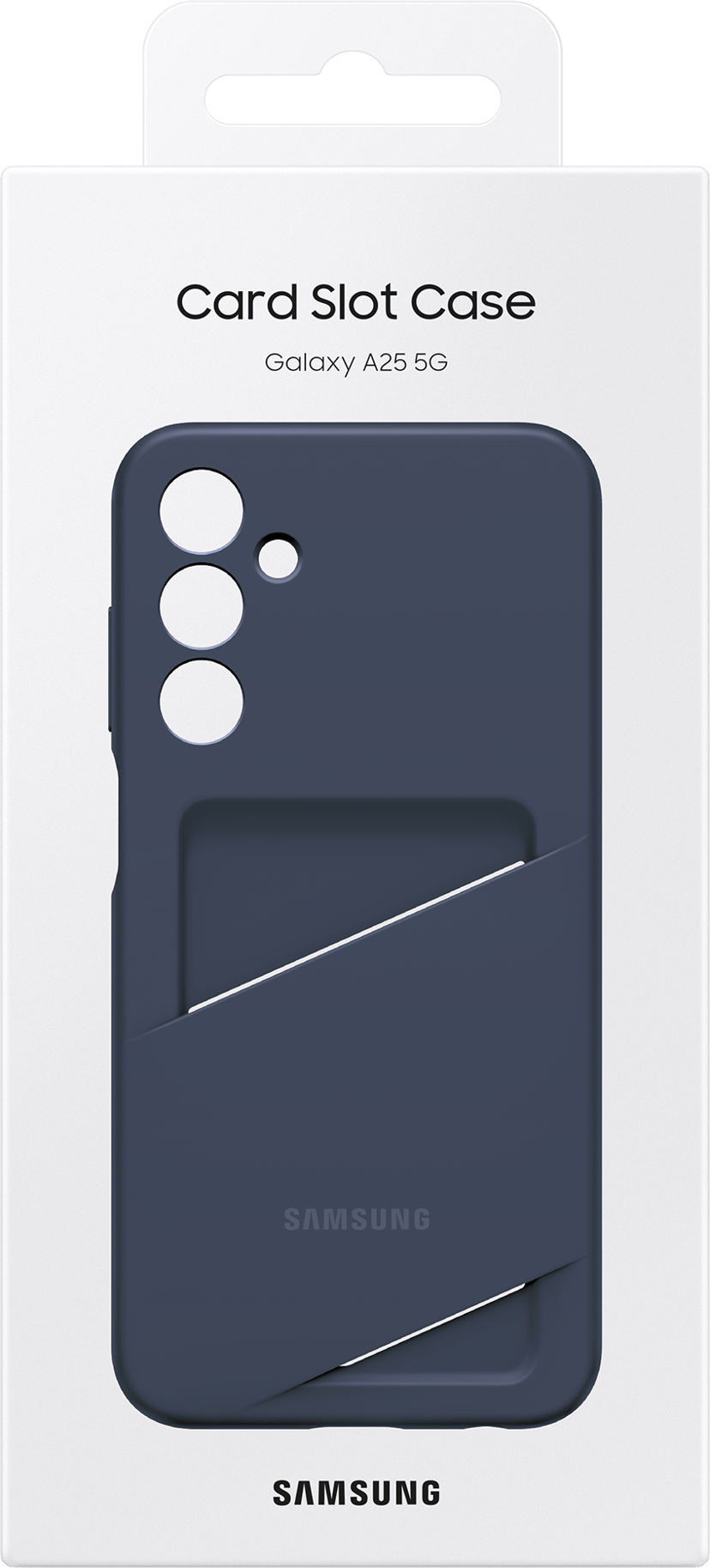 Samsung Card Slot Case Galaxy A25 5G Musta, Sininen