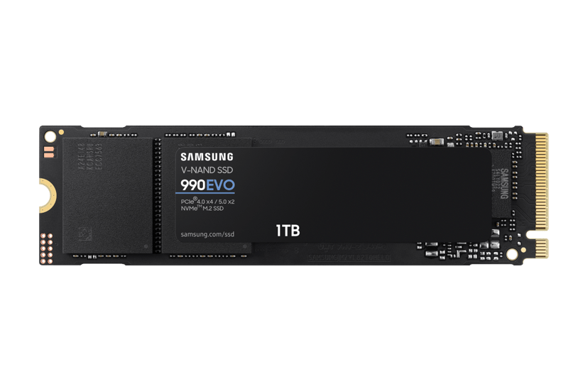 Samsung 990 EVO SSD-levy 1000GB M.2 2280 PCI Express 4.0 x4 (NVMe), PCI Express 5.0 (NVMe)