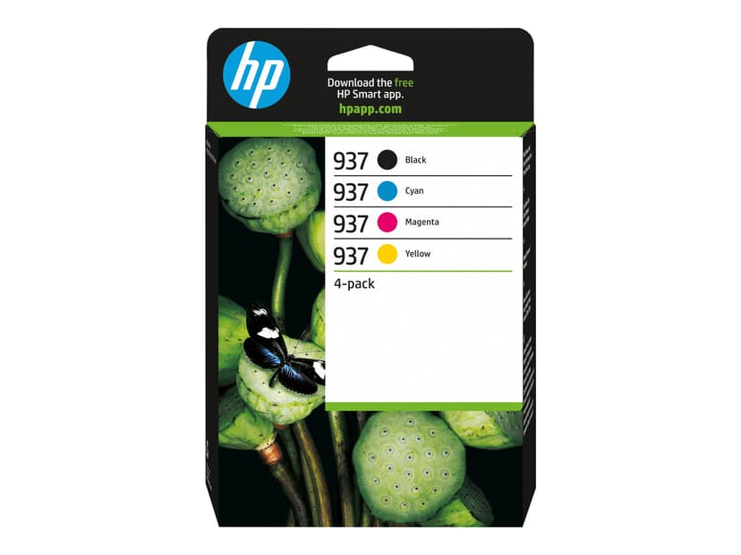 HP Ink Multipack 937 (BK/C/M/Y) - OfficeJet Pro 9110/9120/9130