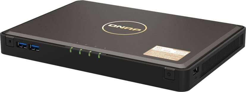 QNAP QNAP TBS-464 NAS Työpöytä Ethernet LAN Musta N5105