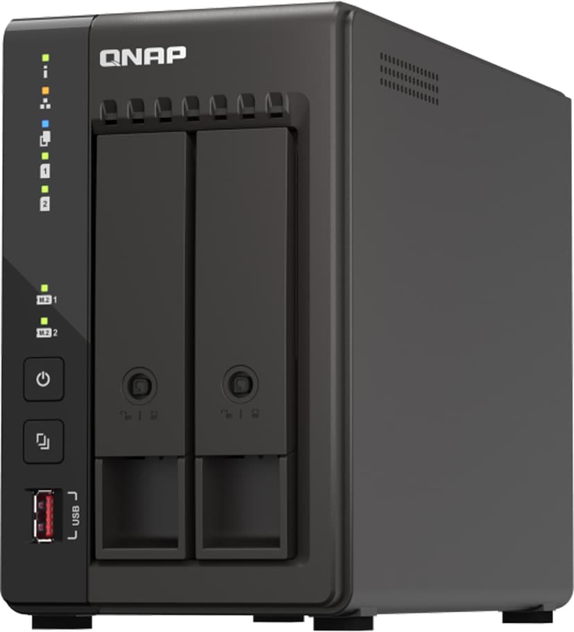 QNAP Ts-253e-8g 2-Bay Desktop Nas Cel J6412 8Gb 0Tt NAS-palvelin