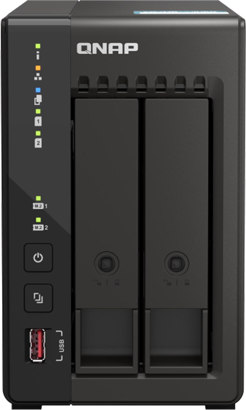 QNAP Ts-253e-8g 2-Bay Desktop Nas Cel J6412 8Gb 0Tt NAS-palvelin