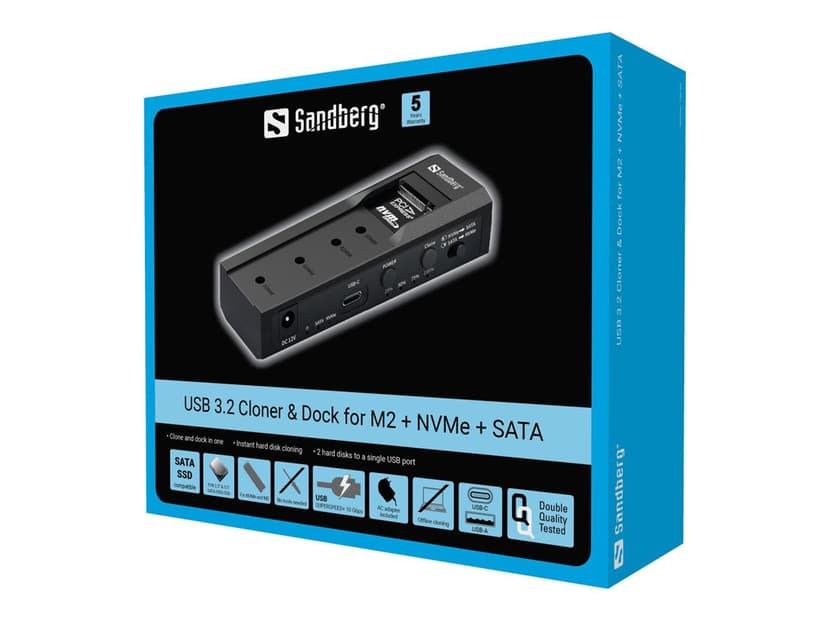 Sandberg HDD / SSD dockningsstation