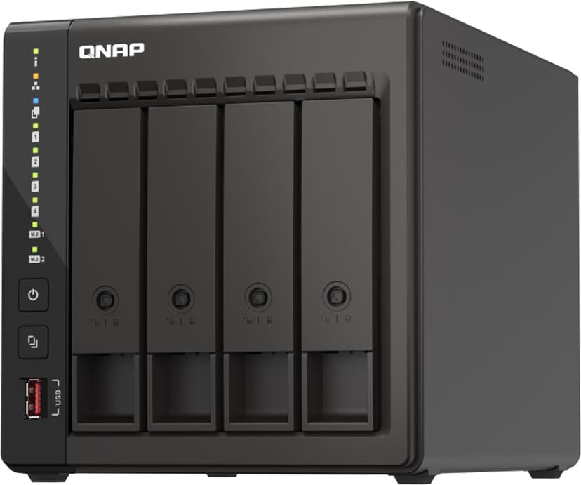 QNAP Ts-453e-8g 4-Bay Desktop Nas Cel J6412 8Gb 0Tt NAS-palvelin