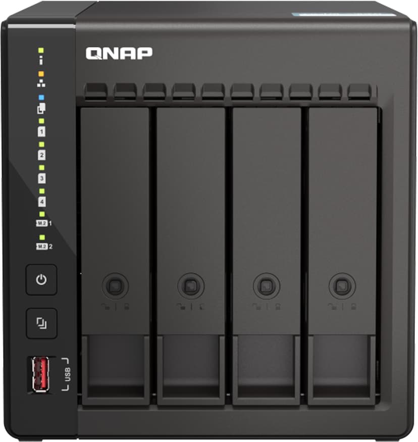 QNAP Ts-453e-8g 4-Bay Desktop Nas Cel J6412 8Gb 0Tt NAS-palvelin