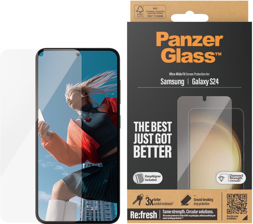 Panzerglass Ultra-Wide Fit Samsung Galaxy S24 (7350)