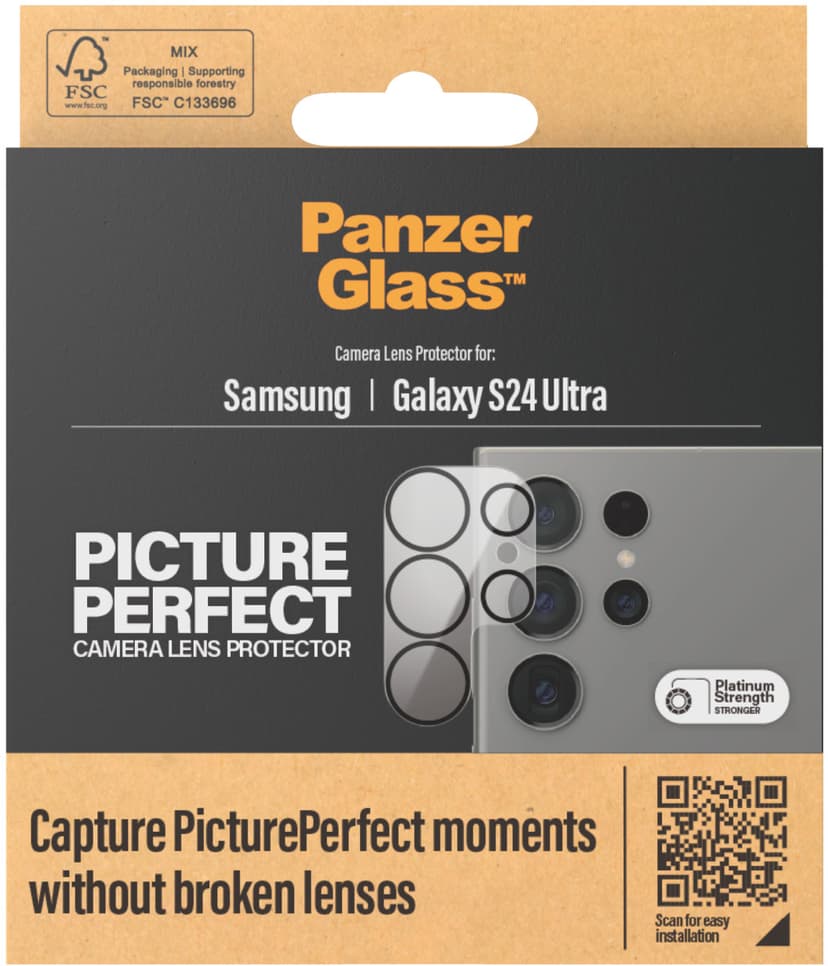 Panzerglass PicturePerfect Camera Lens Protector for Samsung Galaxy S24 Ultra Samsung - Galaxy S24 Ultra
