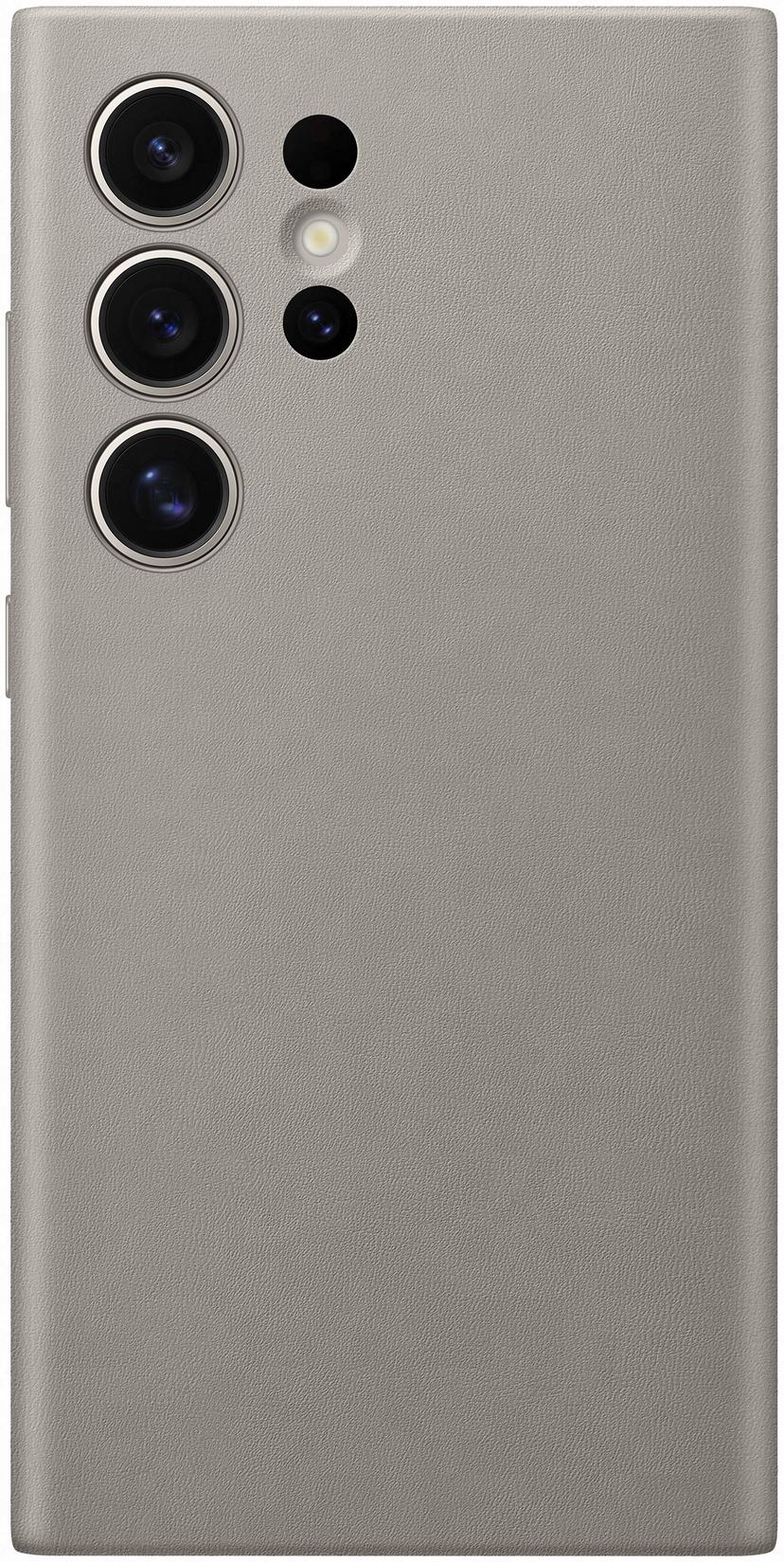 Samsung Vegan Leather Case Galaxy S24 Ultra Taupe
