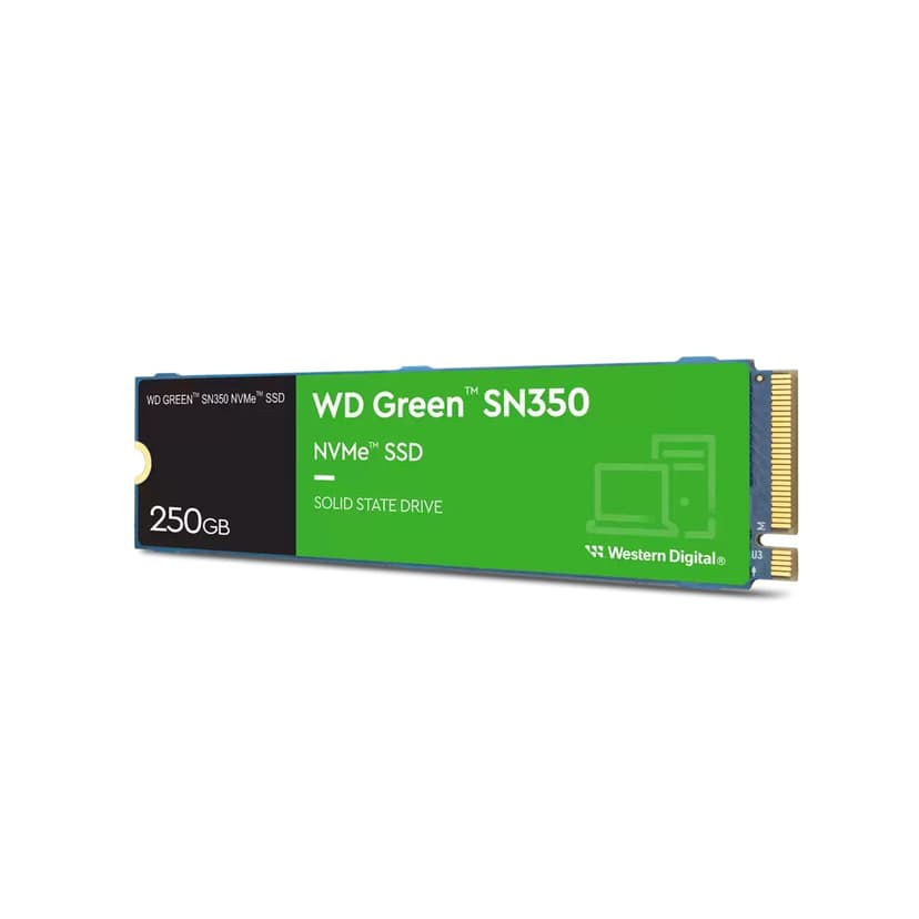 WD Green SN350 SSD-levy 250GB M.2 2280 PCI Express 3.0 x4 (NVMe)