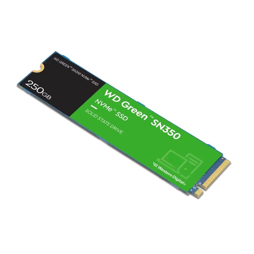 WD Green SN350 SSD-levy 250GB M.2 2280 PCI Express 3.0 x4 (NVMe)