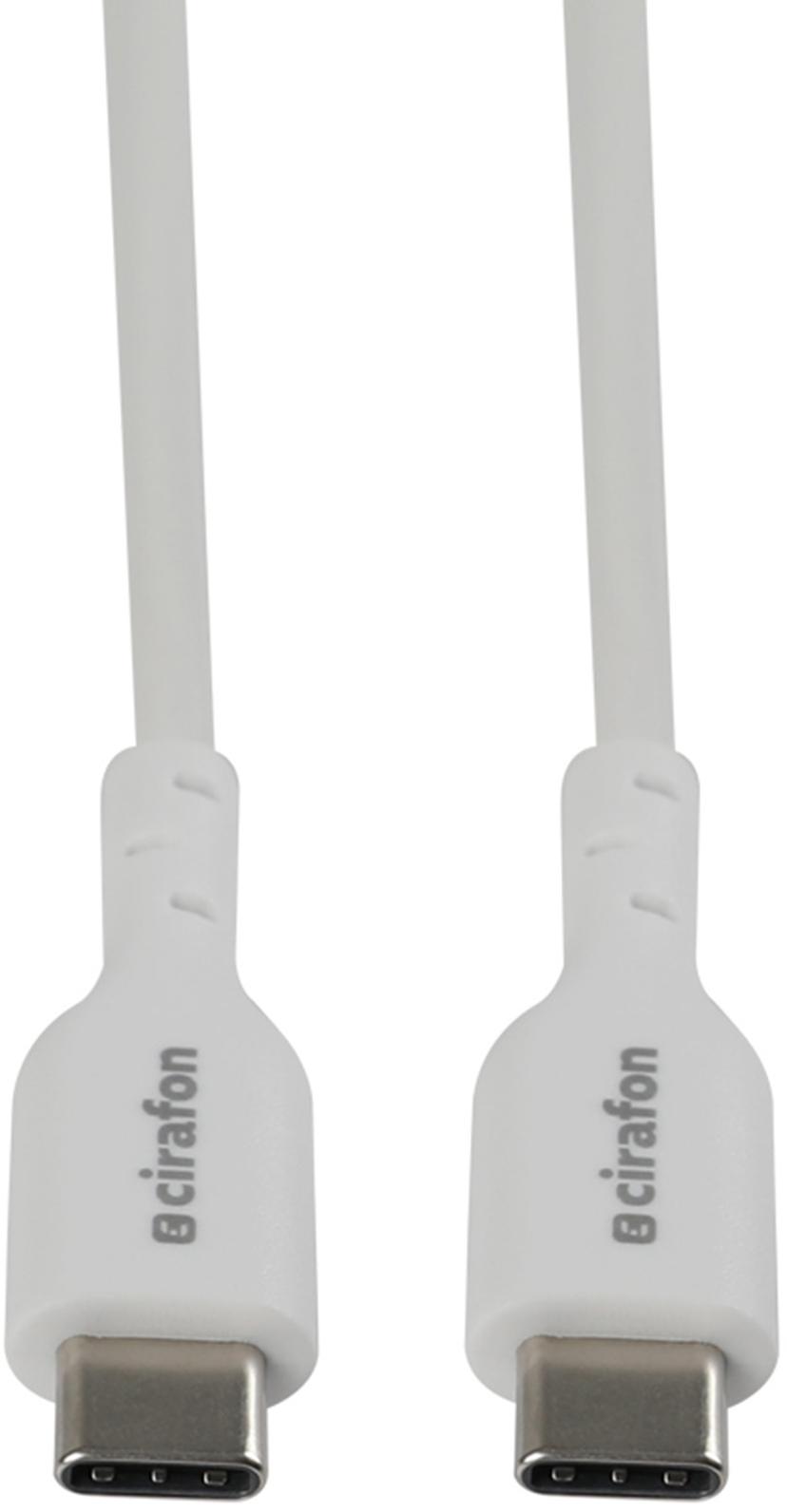 Cirafon Sync/Charge Cable 240W Valkoinen 1.3m Valkoinen