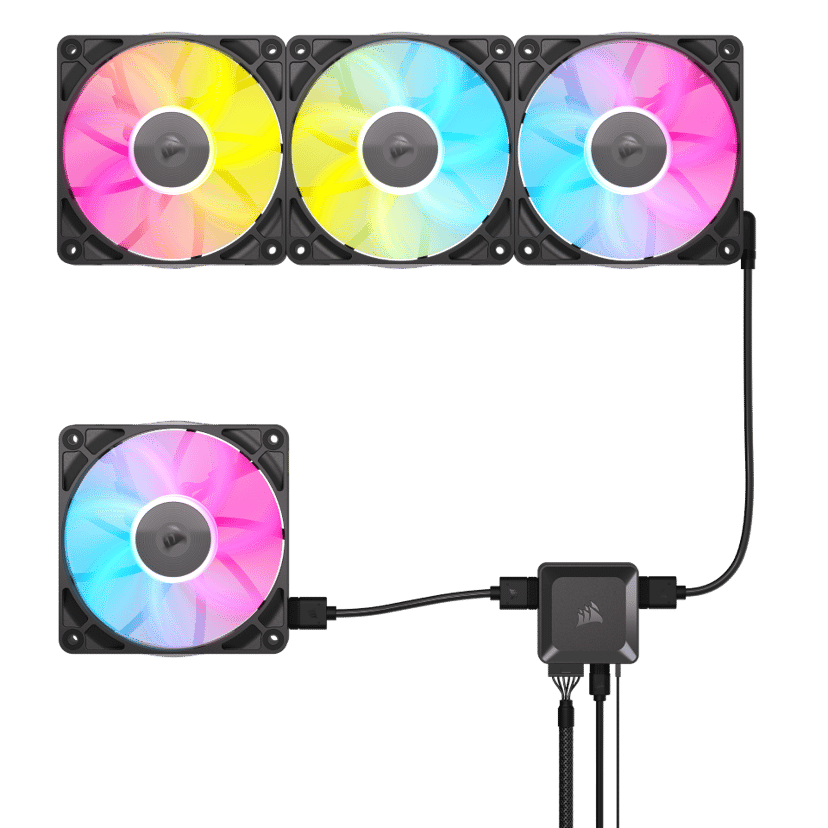 Corsair iCUE LINK RX120 RGB PWM Expansion Fan 3P