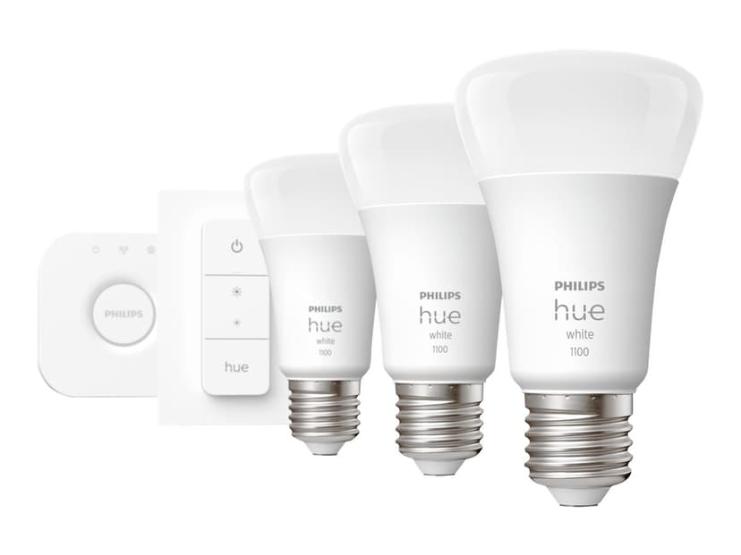 Philips Hue Startkit White 3 x E27 with remote