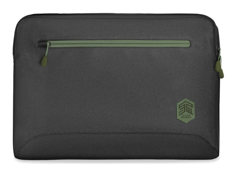 STM ECO Sleeve 16'' 16" Kierrätetty polyesteri Musta, Vihreä