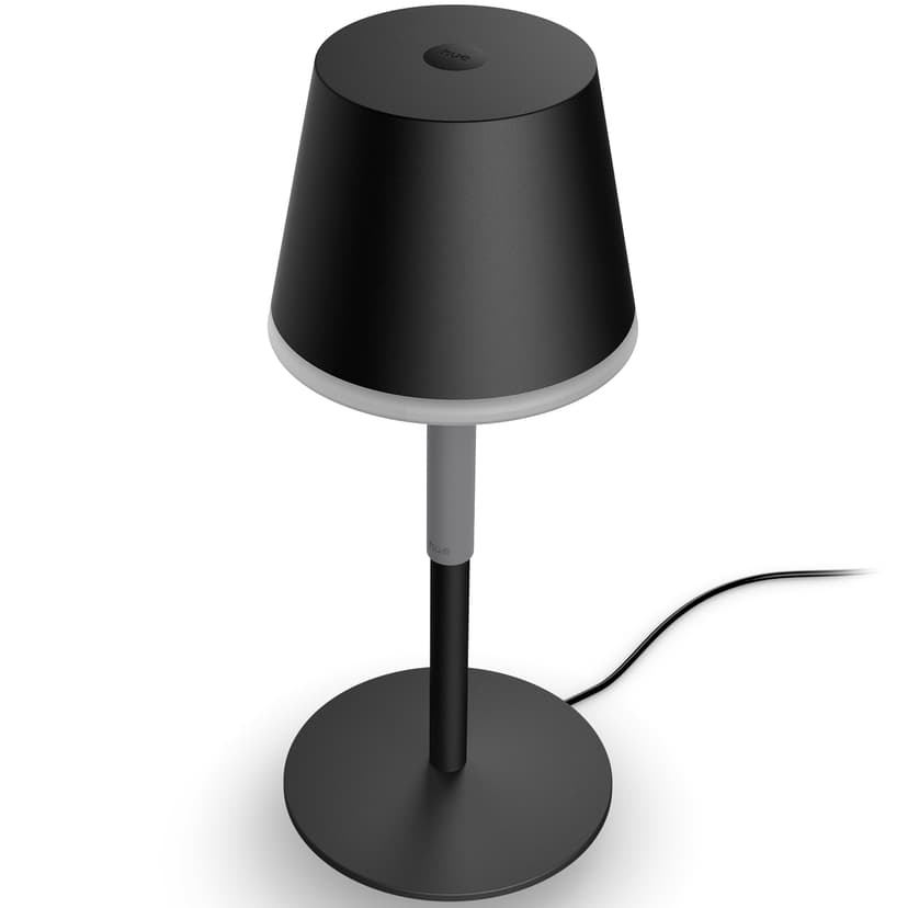 Philips Hue Go Portable Table Lamp White/Colour Ambiance - Black/Grey