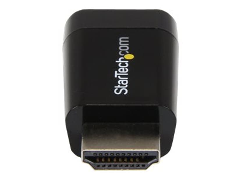 Startech Compact HDMI To VGA Adapter Converter Videomuunnin HDMI Uros VGA Naaras Musta