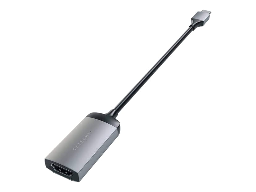 Satechi USB C - HDMI Adapter Grey USB-C Uros HDMI Naaras Harmaa